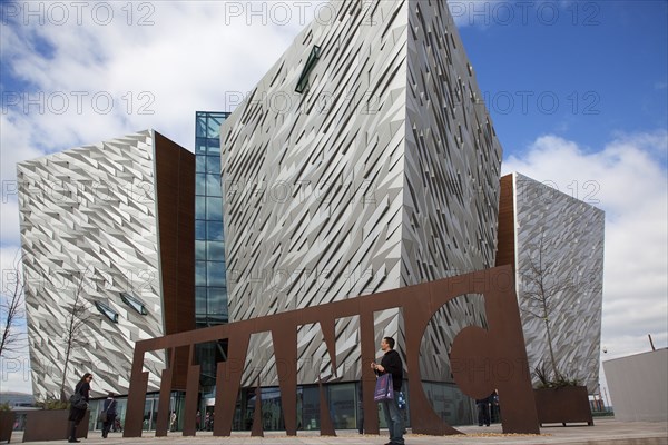 Titanic Quarter Visitor centre designed by Civic Arts & Eric R Kuhne.