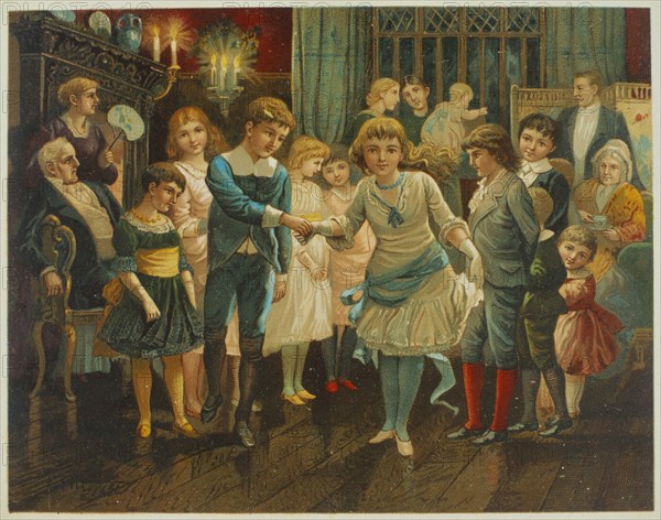 Victorian Christmas Card. England, 19th century