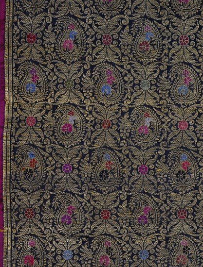 Gold brocade. Varanasi, India, late 19th century