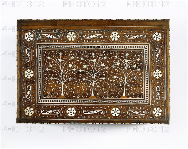 Fall front cabinet. Western India, 17th century