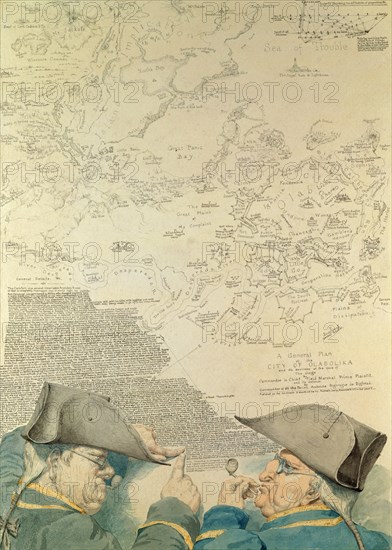 Sketch to illustrate the Palsions patriotism, by Richard Dadd. England, mid-19th century