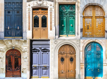 Beautiful doors in Paris